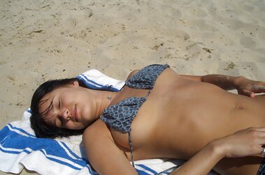 Italian duo on the beach