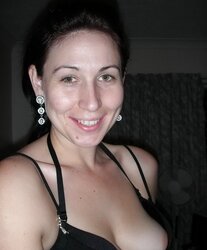 Inexperienced brown-haired wifey posing bare