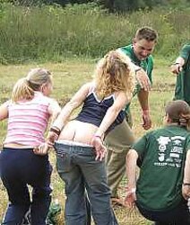 Rump paramour mooning