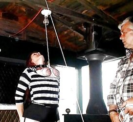 Wives suspending by their jugs