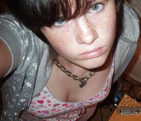 Adorable women with freckles Part