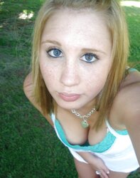 Adorable women with freckles Part