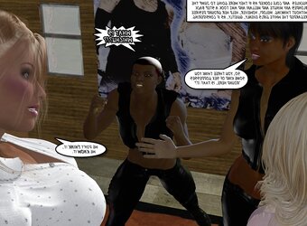 3d multiracial lesbos