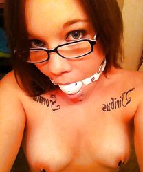 Youthful mega-slut open up and ball-gagged
