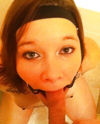 Youthful mega-slut open up and ball-gagged