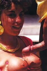 Sarah Youthfull servicing 4 men