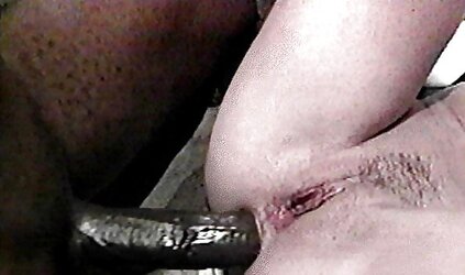 Huge Dark-Hued Beef Whistle in her butt