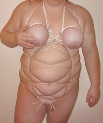 Mature Knocker Restrain Bondage