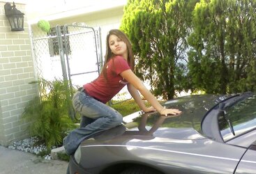 Cubanita Ardiente Showcasing Her Figure