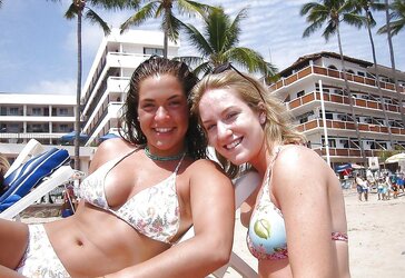 Beach teenagers