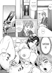 Mom helps neat up