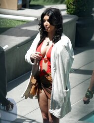 Kim Kardashian On Swimming Pool