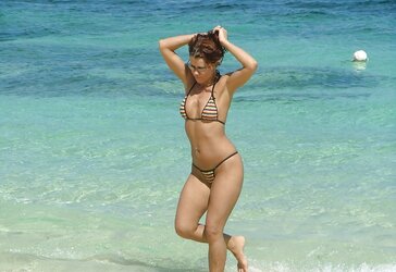 Demonstrating Off Her Assets