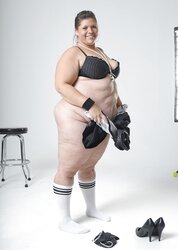 Plumper mature referee Jovey