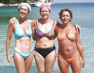 Bikini bathing suit brassiere plumper mature clad teenager ginormous fun bags