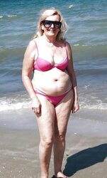 Bikini bathing suit brassiere plumper mature clad teenager ginormous fun bags