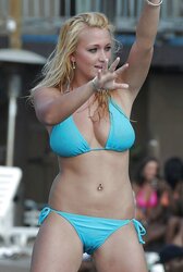 Bikini bathing suit brassiere plumper mature clad teenager ginormous fun bags