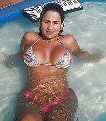 Bikini bathing suit brassiere plumper mature clad teenager ginormous fun bags
