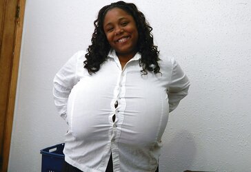 Monster all-natural saggy breasts