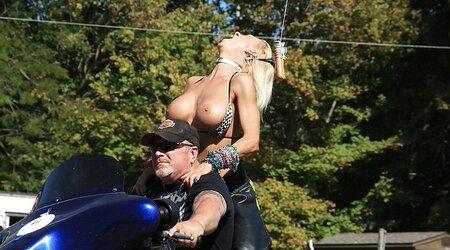 More Biker Honies with Supreme Fun Bags