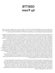 Foxer - Odette (ENG)