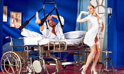 Tights nurse having fuck-fest
