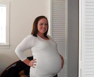 Ginormous pregnant bellies