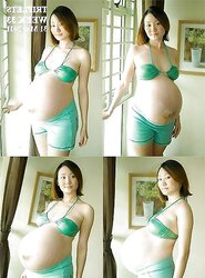 Ginormous pregnant bellies