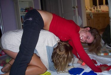 Magnificent Teenagers Playing Twister