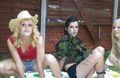 Magnificent Teenagers Playing Twister