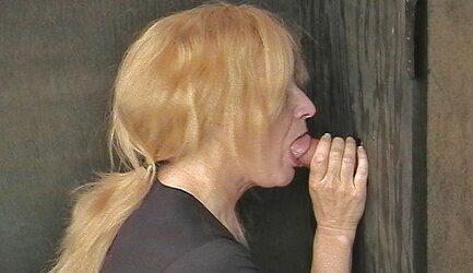Gulping Jism at the Glory fuckhole