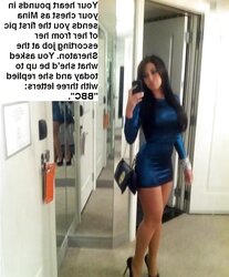 Dark-Hued-Wielded Mega-Slut Captions