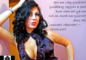 Dark-Hued-Wielded Mega-Slut Captions