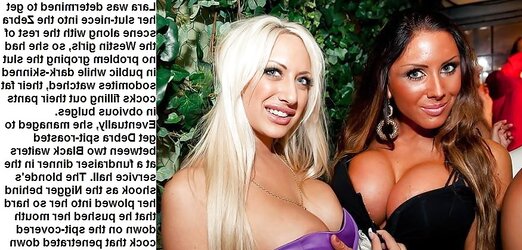 Dark-Hued-Wielded Mega-Slut Captions