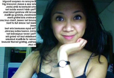 Dark-Hued-Wielded Mega-Slut Captions