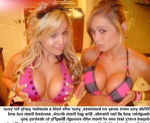 Dark-Hued-Wielded Mega-Slut Captions