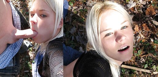 Before and after oral job and money-shot. Inexperienced.