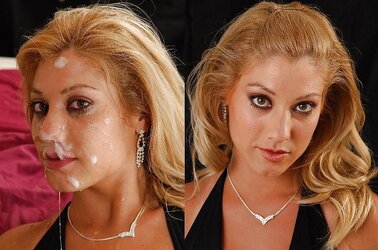 Before and after oral job and money-shot. Inexperienced.