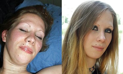 Before and after oral job and money-shot. Inexperienced.