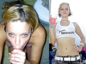 Before and after oral job and money-shot. Inexperienced.