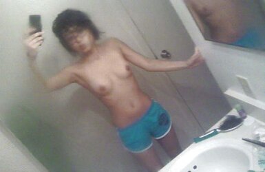 Asian teenager self photo