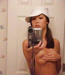 Asian teenager self photo