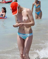 Sans Bra Beach Inexperienced Nymphs