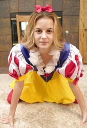 Mature forty snow white