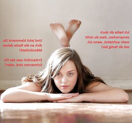 Female Dom captions german mostly teenager