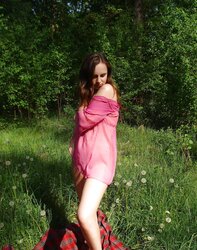 Nymph outdoors