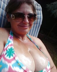 Granny plumper beach