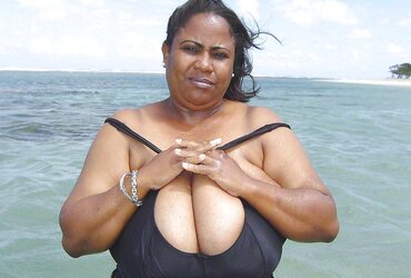 Granny plumper beach