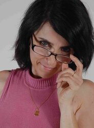 Thin Mature in Glasses