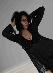 Thin Mature in Glasses